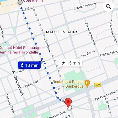 Duplex Le Voltaire à 900m De La De Malo Les Bains *